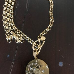Vintage pocket watch necklace